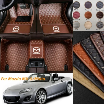 Alfombrillas coche Mazda MX-5/Miata 1998-2024 alfombrillas auto personalizadas impermeables Foto 1 de 4