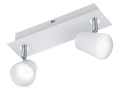 LED Spotbalken Narcos 873170231 Metall weiß matt inkl. 2x 6 Watt LED 16.0 x 2... - Bild 1 von 4
