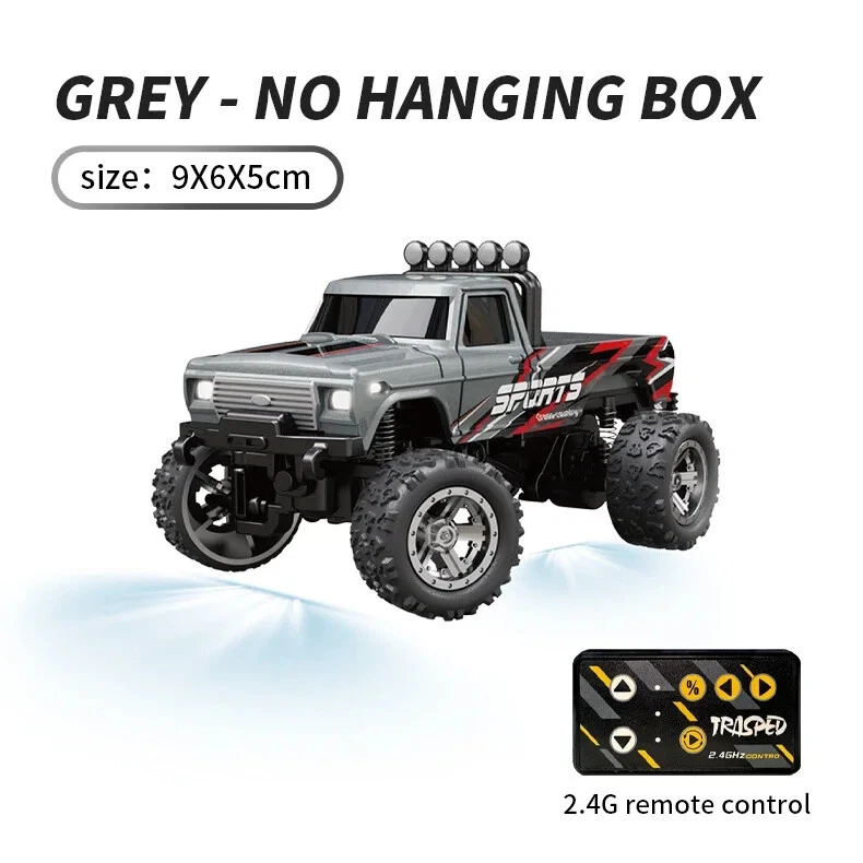 1:64 Metal RC Car Remote Control Drift Car Toy Mini Off-road Racing Cars  Gifts - Image 1 of 4