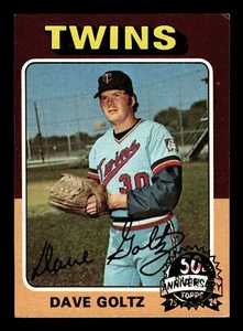 2024 Topps Heritage Dave Goltz 1975 50 aniversario recompra gemelos #419 - Imagen 1 de 2