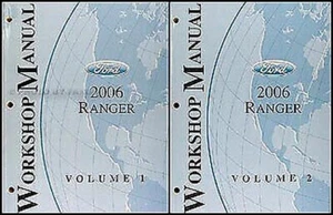 2006 Ford Ranger Negozio Manuale 2 Set Pickup Camion Servizio Officina Libri - Foto 1 di 3