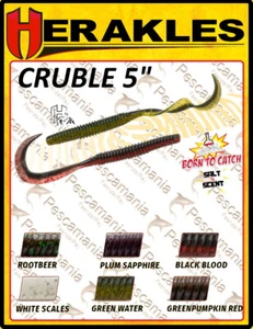 Artificiale spinning Herakles CRUBLE 5" worm salata scent soft bait - Foto 1 di 19