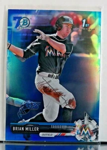 2017 Bowman Chrome Brian Miller 1st Bowman Blue 70TH Refractor /200 - Picture 1 of 2
