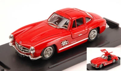 MODELLINO AUTO STATICO MERCEDES 300 SL GULLWING STREET 1954 ROSSO SCALA 1:43 - Immagine 1 di 4