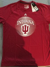 Adidas Men’s Indiana Hoosiers Basketball Jersey T-Shirt Large Xl Red