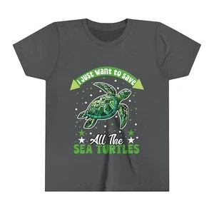 Save the Sea Turtles Kinder T-Shirt - weich, bequem und umweltfreundlich - Bild 1 von 7
