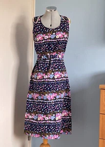 Vintage Shift 1960s Day Dress Floral Georgina of London 38” Chest Cottagecore - Picture 1 of 13