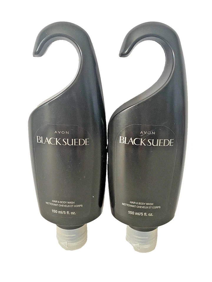 (2)  NEW SEALED Avon Black Suede Hair and Body Wash - Image 1 of 1