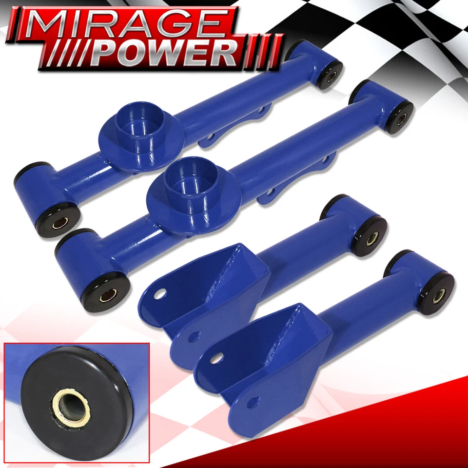 79-04 Ford Mustang New Suspension Rear Lower/Upper Control Blue Assembly - Изображение 1 из 4