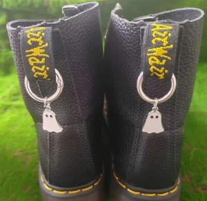 2 pezzi ciondoli per scarpe con ciondolo fantasmi - lega di zinco, accessori Halloween per stivali - Foto 1 di 4