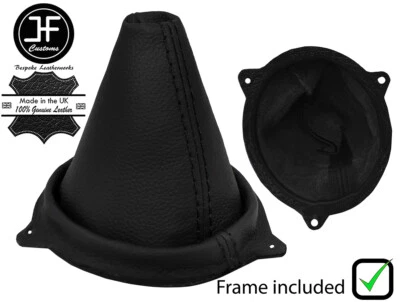 SCHWARZ FADEN LEDER HANDBUCH SCHALTSACK+KUNSTSTOFFRAHME F?R MG ZT ZT-T 1999-2005 - Imagen 1 de 2