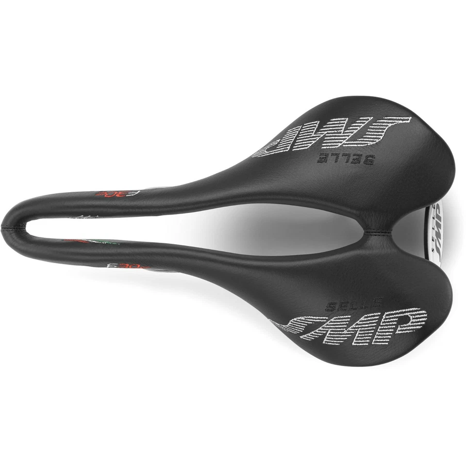 Sillín de bicicleta compacto Selle SMP F30C - NEGRO - Hecho en Italia Foto 1 de 2