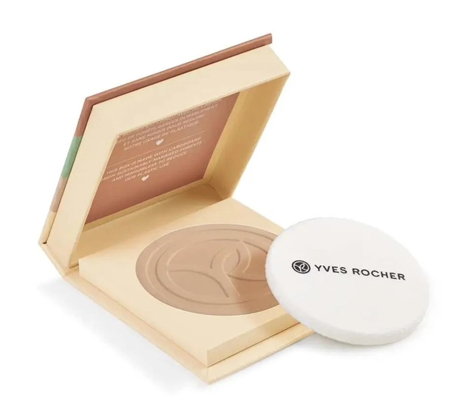 Yves Rocher Mattifying Foundation Powder, Rose 200, 10g - Image 1 of 4