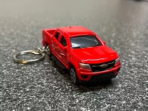 Chevy Colorado Truck Keychain Red Hot Wheels Matchbox - Picture 1 of 4