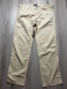 Brooksfield Herren Chinohose 56 – Gelb/Zitronengelb, Baumwolle, Made in Italy - Bild 1 von 7