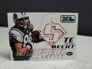 Camiseta Anthony Becht 2002 Upper Deck XL Super Swatch New York Jets #'d 361/800 - Imagen 1 de 5