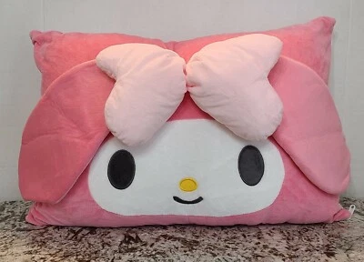 Funda de almohada de felpa para cama de anime Kuromi, MY Melody o My Sweet piano. Foto 1 de 4