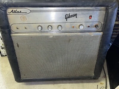 Amplificador de guitarra eléctrica Gibson Atlas Medalist funciona necesita amor Foto 1 de 4