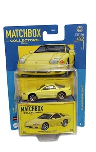 Matchbox Collectors 1994 Mitsubishi 3000GT Yellow 1:64 Diecast NIB #03 - Picture 1 of 6