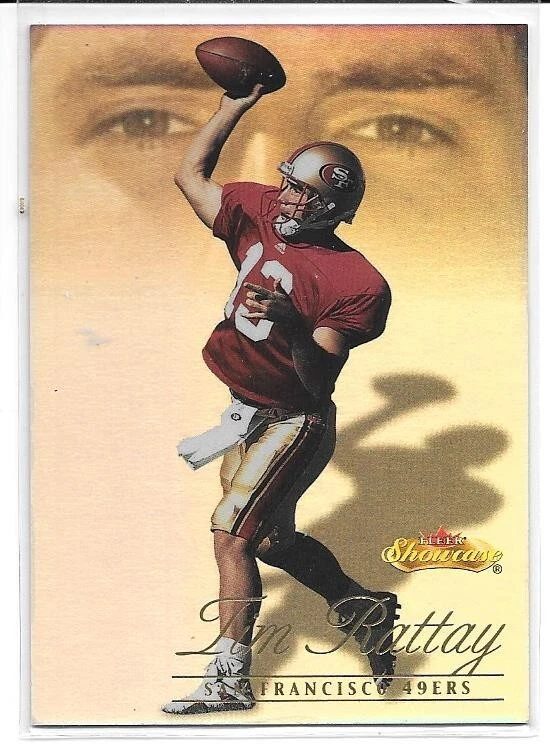 TIM RATTAY ROOKIE SERIAL /2000 2000 FLEER SHOWCASE 134 SAN FRANCISCO 49ERS - Image 1 of 1