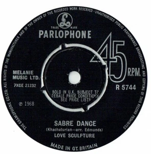 Love Sculpture - Sabre Dance/Think Of Love R5744 EX Hear It! - Picture 1 of 2