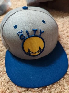 New Era Golden State Warriors The City Hat Snapback Blue/Gray Embroidered OSFM - Picture 1 of 6