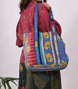 Vintage Handmade Umhängetasche, Tragetasche Handtasche, Boho Bag, Shopping Tote Bag - Bild 1 von 4