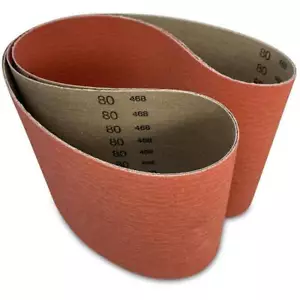 EdgeCore Keramik Schleifbänder 6" x 89" Keramik Schleifpapier 24-120 Körnung 2er Pack - Bild 1 von 12