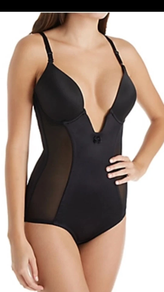 Body Va Bien Low Ultra Lift Plunge Body Shaper Briefer Panel Satinado 32E Nuevo Foto 1 de 4