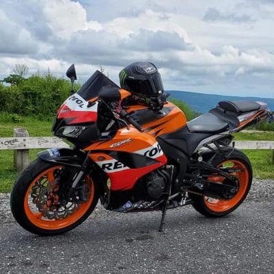 Carenado naranja negro para Honda CBR600RR 2007 2008 CBR 600RR 07 08 carrocería k068 Foto 1 de 4