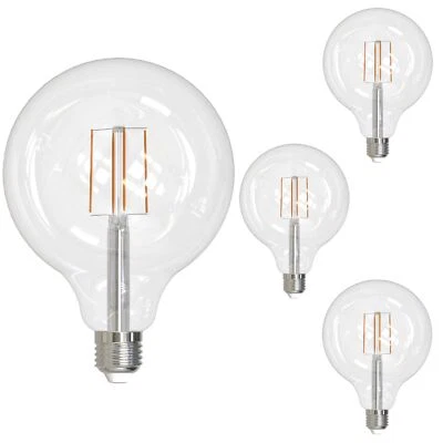 4Pack G40 Vanity Globe Light Bulbs, LED Filament, 3000K, 8.5W(100W), 800LM - Image 1 of 4