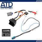 Iso pour Audi A3 8P 8PL Quadlock Peut Allumage Bose Amp Rca Radio Adaptateur