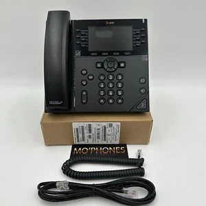 Polycom VVX 450 12-Line Desktop Business IP Phone - PoE 89B76AA#ABA Unused - Afbeelding 1 van 3