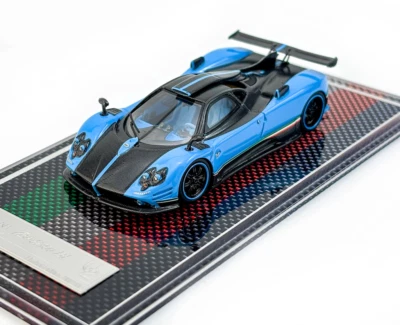 U2 1:64 Blue Zonda 760LH Racing Sports Model Diecast Resin Car - Image 1 of 4