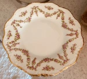 Limoges Teller Französisch Produziert von A.Lanternier Antik. 24k Goldbesatz Unikat. - Bild 1 von 4