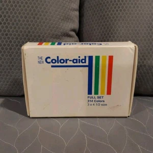 EL NUEVO Juego Completo Color-aid 314 Colores 3" x 41/2" Acabado Mate 1989 - Imagen 1 de 8