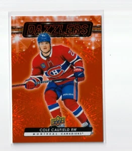 COLE CAUFIELD '23/24 Upper Deck Series 2 ORANGE DAZZLERS card #DZ-57 - Picture 1 of 1