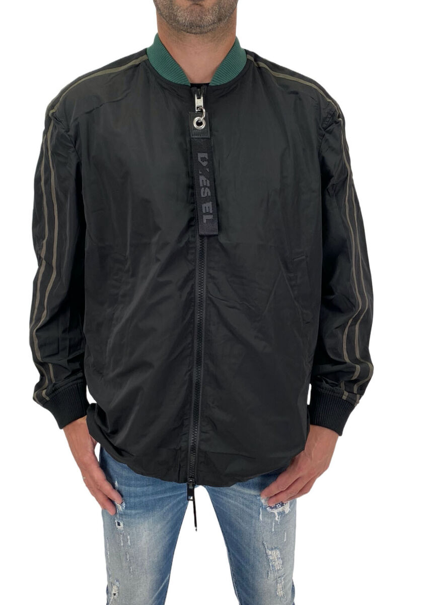 Diesel Black Windbreaker Coats, Jackets & Vests for Men for Diesel Black Windbreaker Coats, Jackets & Vests for Men for
