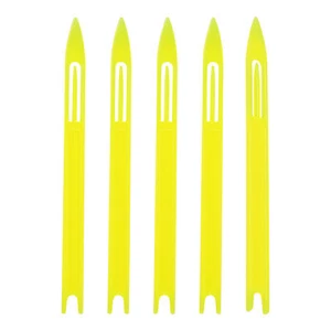 5 Pcs Size 3# Yellow Plastic Fishing Netting Needle Shuttles Net Repair Needle - Picture 1 of 7