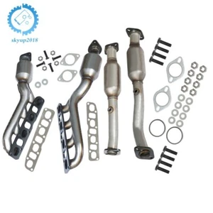 Front Rear Manifold Catalytic Converters 2005-2014 For Nissan Titan Armada 5.6L - Picture 1 of 13