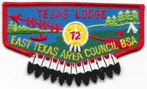 S25 Tejas Lodge 72 116mmx63mm Boy Scouts of America BSA - Imagen 1 de 1