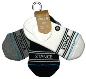 Calze Stance Uomo 6-8,5 M No Show Confezione da 3 Logo Ricamato Cuscino Leggero 3 Colori - Foto 1 di 11
