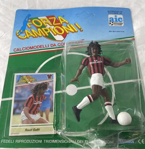1983 Ruud Guillit AC Milan Forza Campioni! Action Figure Kenner Soccer Toy NRFB Cover