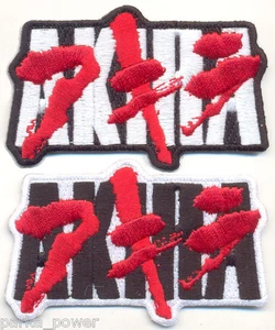 Parche de texto de Akira, serie de manga japonesa, anime, cyberpunk, bordado, planchado - Imagen 1 de 3