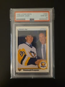1990 Upper Deck #356 Jaromir Jagr PSA 10 Gem Mint Quantity Avail Rookie Card RC - Picture 1 of 2