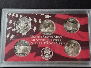 2006 S United States Mint 50 State Quarters Silver Proof Set - Picture 1 of 2