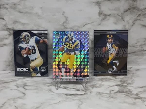 2025 Mosaic Marshall Faulk Kurt Warner Eric Dickerson Silver Rams - Picture 1 of 2