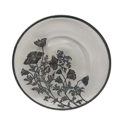 Plato de pan y mantequilla de ciudad de plata transparente Flandes descontinuado .925 grabado  Foto 1 de 4