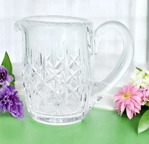 VTG Waterford LISMORE Crystal Vertical Multi Stem Clear 8 OZ Glass Creamer NEW - Picture 1 of 7