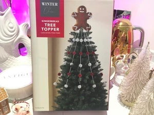 Gingerbread Man Large Tree Topper Christmas Decoration Tree Decoration - Picture 1 of 3